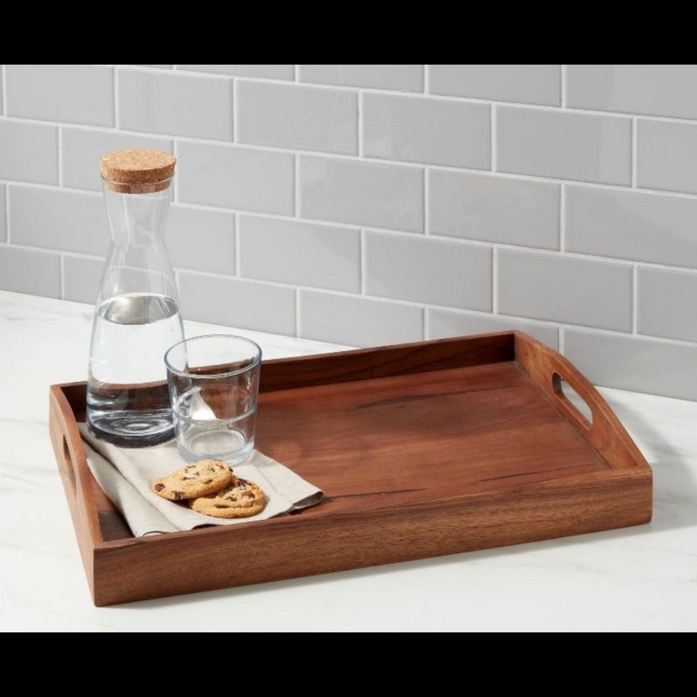 Wood Signature Serving Tray-Threshold